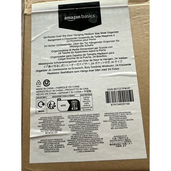 Over The Door Hanger For Shoes. From Amazon. Shoes Are Not Included. - Picture 4 of 4